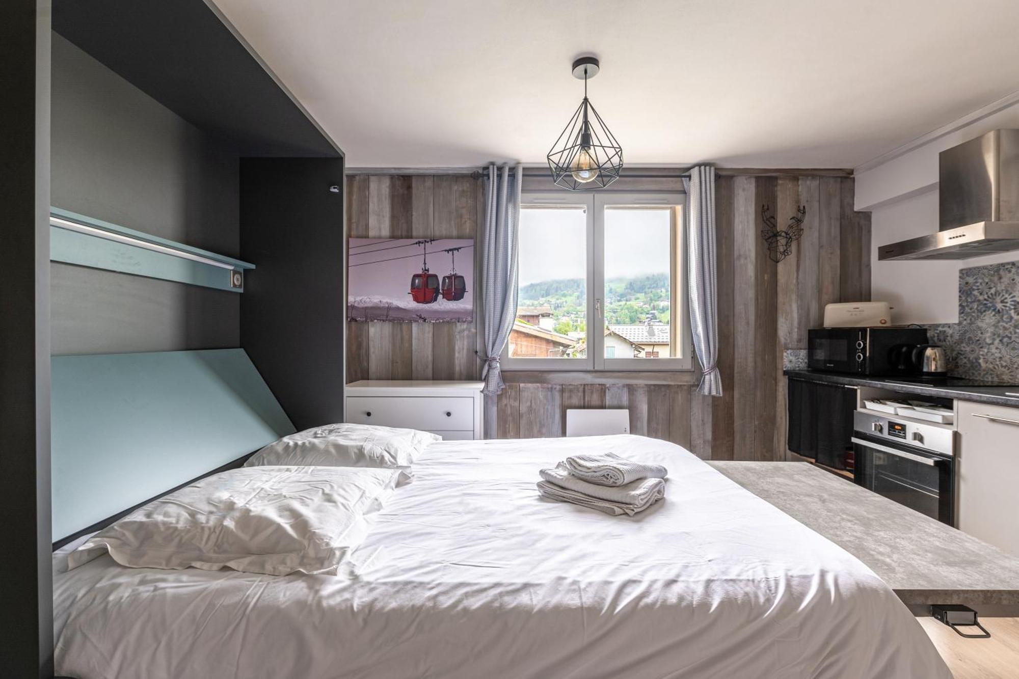 Appartements Vue Mont-Joly A 2 Pas Tramway Mont-Blanc - Studio 1 Piece Сен-Жерве-Ле-Бэн Экстерьер фото